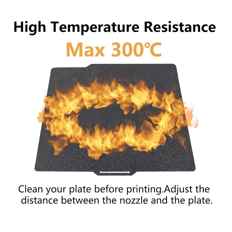 Sifrothy Bambu PEI Build Plate for Bambu Lab X1/X1C/X1E/P1P/P1S/A1, Flexible Spring Steel Sheet Removable PEI Sheet for 3D Printers Platform 257x257mm - Image 5